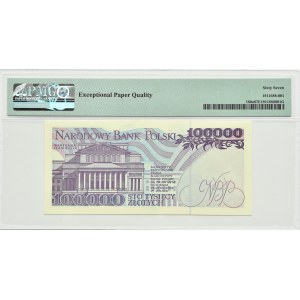 Polska, III RP, St. Moniuszko, 100000 złotych 1993, seria AD, Warszawa, PMG 67 EPQ