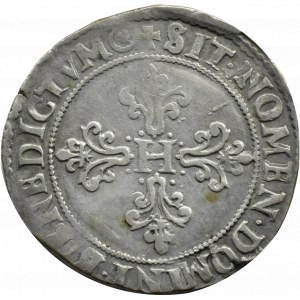 Jindřich z Valois, frank 1578 F, Angers, vzácný