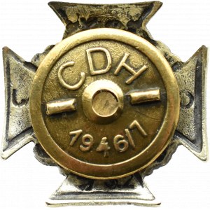 Polska, RP, krzyż harcerski numerowany CDH 1946/7, rzadki