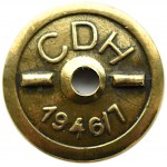 Polska, RP, krzyż harcerski numerowany CDH 1946/7, rzadki