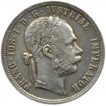 Rakúsko-Uhorsko, František Jozef I., 1 florén 1877, Viedeň