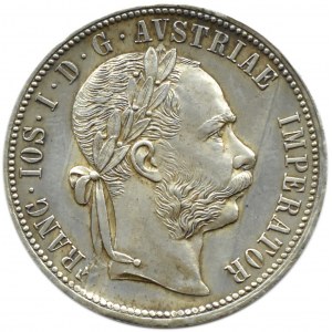 Austro-Węgry, Franciszek Józef I, 1 floren 1879 A, Wiedeń
