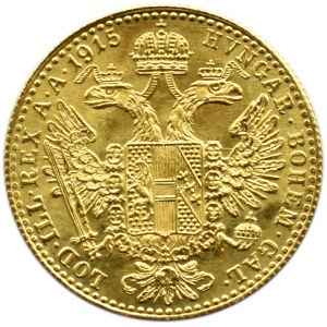 Österreich-Ungarn, Franz Joseph I., 1 Dukaten 1915, Wien, UNC