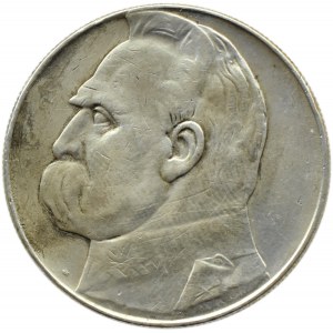 Polsko, Druhá republika, Józef Piłsudski, 10 zlotých 1939, Varšava