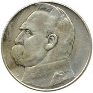 Poľsko, Druhá republika, Józef Piłsudski, 10 zlotých 1939, Varšava