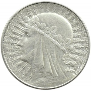 Polska, II RP, Głowa Kobiety, 10 złotych 1932, Warszawa