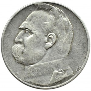 Polen, Zweite Republik Polen, Józef Piłsudski, 5 Zloty 1934 Schütze, Warschau