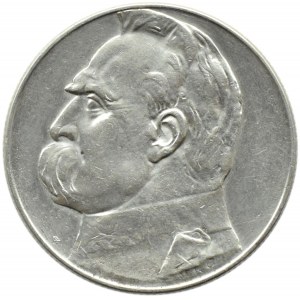 Polska, II RP, Józef Piłsudski, 5 złotych 1938, Warszawa