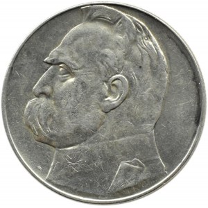 Polska, II RP, Józef Piłsudski 10 złotych 1935, Warszawa