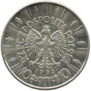 Polska, II RP, Józef Piłsudski 10 złotych 1935, Warszawa