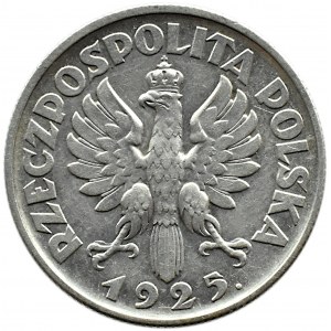 Polska, II RP, Kłosy, 2 złote 1925, Londyn