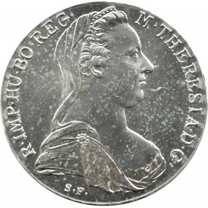 Rakousko, Marie Terezie, tolar 1780, nová ražba, mincovní kopie