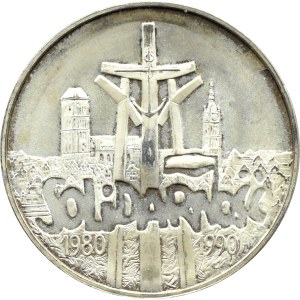 Polska, III RP, Solidarność, 100000 złotych 1990, typ A, Warszawa, UNC