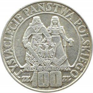 Poland, People's Republic of Poland, Mieszko and Dabrowa, 100 zloty 1966, Warsaw, UNC