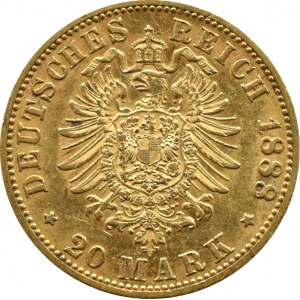 Deutschland, Preußen, Friedrich III., 20 Mark 1888 A, Berlin