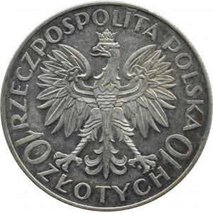 Polska, II RP, Jan III Sobieski, 10 złotych 1933, Warszawa, Piękny!