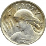 Polska, II RP, Kłosy, 1 złoty 1925, Londyn, piękne!