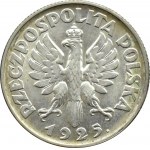 Poland, Second Republic, Spikes, 1 zloty 1925, London, beautiful!