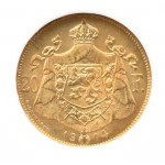 Belgium, Albert, 20 francs 1914, Brussels, NGC MS65