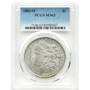 USA, Morgan, $1 1883 O, New Orleans, PCGS MS63