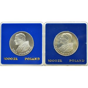 Polen, Volksrepublik Polen, Johannes Paul II, Los 1000 Zloty 1982-1983, Warschau, PERFEKT