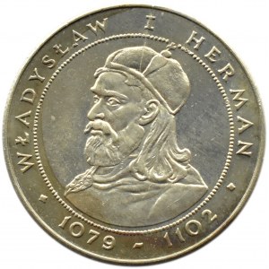 Poľsko, PRL, Wł. Herman, 50 zlotých 1981, prelomená známka, Varšava, UNC