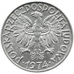 Polen, PRL, Rybak, 5 Zloty 1974, Warschau, UNC