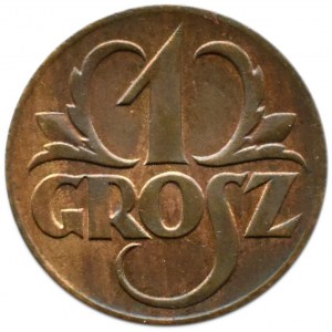 Polsko, Druhá republika, penny 1923, Varšava