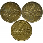 Poland, Second Republic, lot 2 pennies 1923, Warsaw