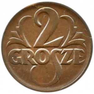 Poland, Second Republic, 2 pennies 1925, Warsaw, Beautiful!