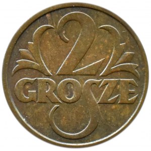 Poland, Second Republic, 2 pennies 1931, Warsaw