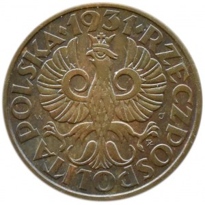 Polska, II RP, 2 grosze 1931, Warszawa