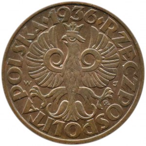 Polen, Zweite Republik, 5 groszy 1936, Warschau