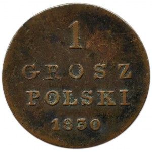 Mikuláš I., 1 penny 1830 F.H., Varšava