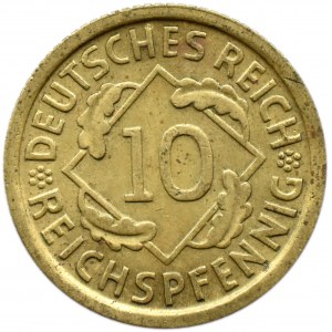 Deutschland, Weimarer Republik, 10 Pfg. 1931 D, München, selten