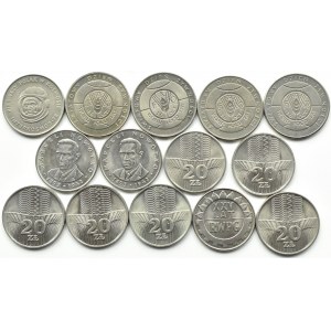 Poland, People's Republic of Poland, flight of mint coins 1973-1981, Warsaw