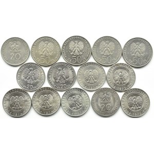 Poľsko, Poľská ľudová republika, let mincí z mincovne 1973-1981, Varšava