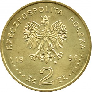 Poland, Third Republic, 2 zloty 1996, Zygmunt August, Warsaw, UNC