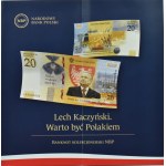 Poland, Lech Kaczynski, 20 zloty 2021, Warsaw, UNC