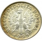 Polsko, Druhá polská republika, hroty, 1 zlotý 1925, Londýn, UNC