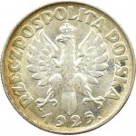 Polen, Zweite Republik Polen, Spikes, 1 Zloty 1925, London, UNC