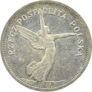 Polska, II RP, Nike, 5 złotych 1928, Bruksela