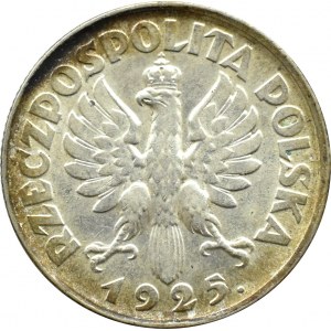 Poland, Second Republic, Spikes, 1 zloty 1925, London, UNC