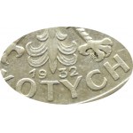 Polen, Zweite Republik, Kopf einer Frau, 5 Zloty 1932 mit Münzzeichen, Warschau