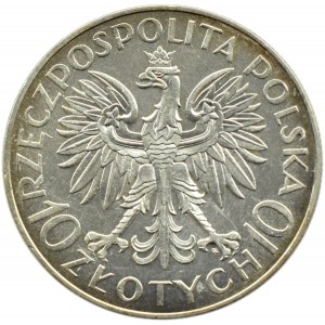 Polen, Zweite Republik, Jan III Sobieski, 10 Zloty 1933, Warschau, SCHÖN