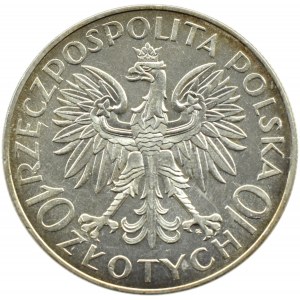Poland, Second Republic, Jan III Sobieski, 10 zloty 1933, Warsaw, BEAUTIFUL