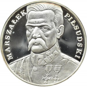 Polen, III RP, J. Piłsudski, Großes Triptychon, 200000 Zloty 1990, Warschau, UNC