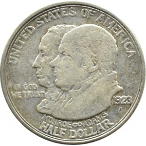 USA, 1/2 Dollar 1923, Monroe-Doktrin, San Francisco