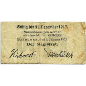 Graudenz/Grudziądz, 50 pfennig 1917