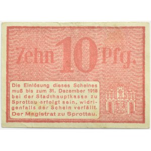 Sprottau/Szprotawa, 10 Pfennig 1917